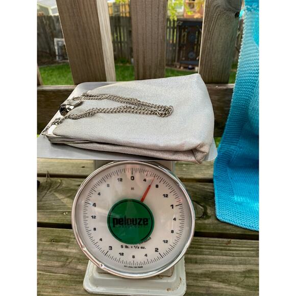 purse clutch silver vintage 1950's evening bag - Picture 10 of 10